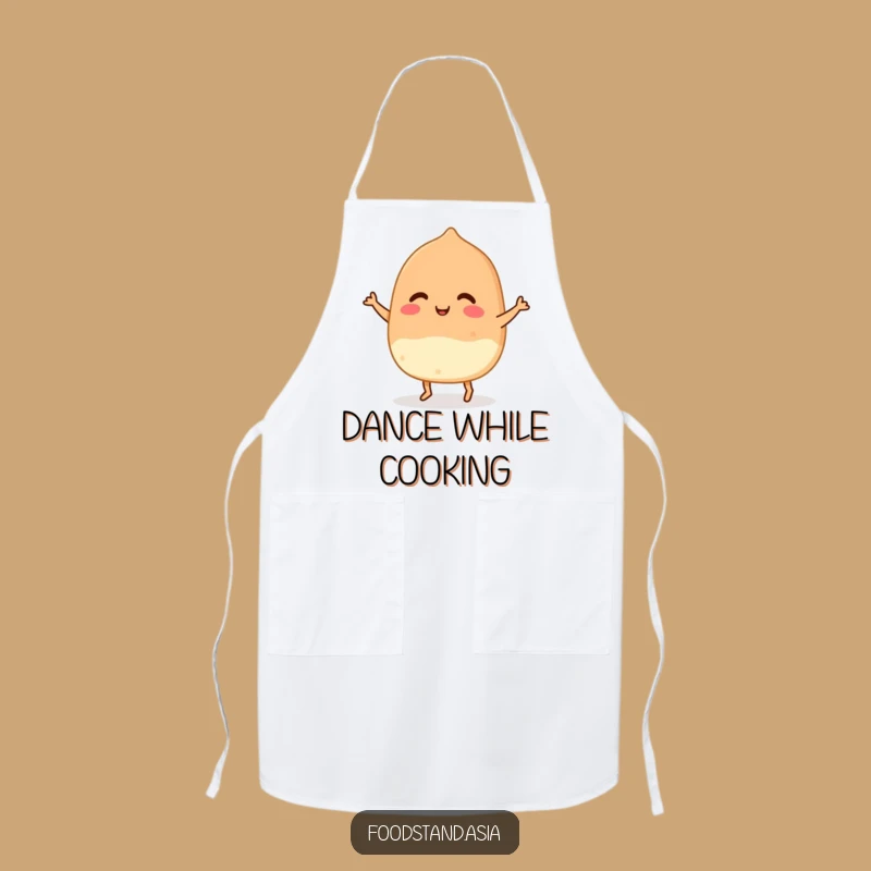 Funny Takoyaki Dance Apron: Cook Up Smiles with this Hilarious Foodie Gift!