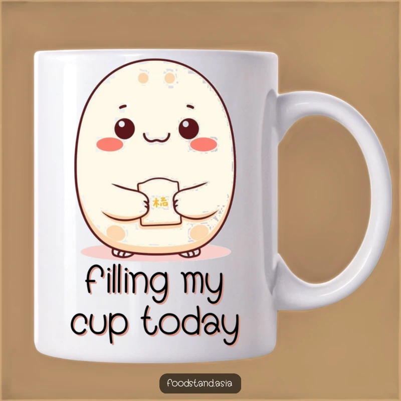 Funny Bao Mug: Content Cookie Presenter Gift for Lucky Foodies