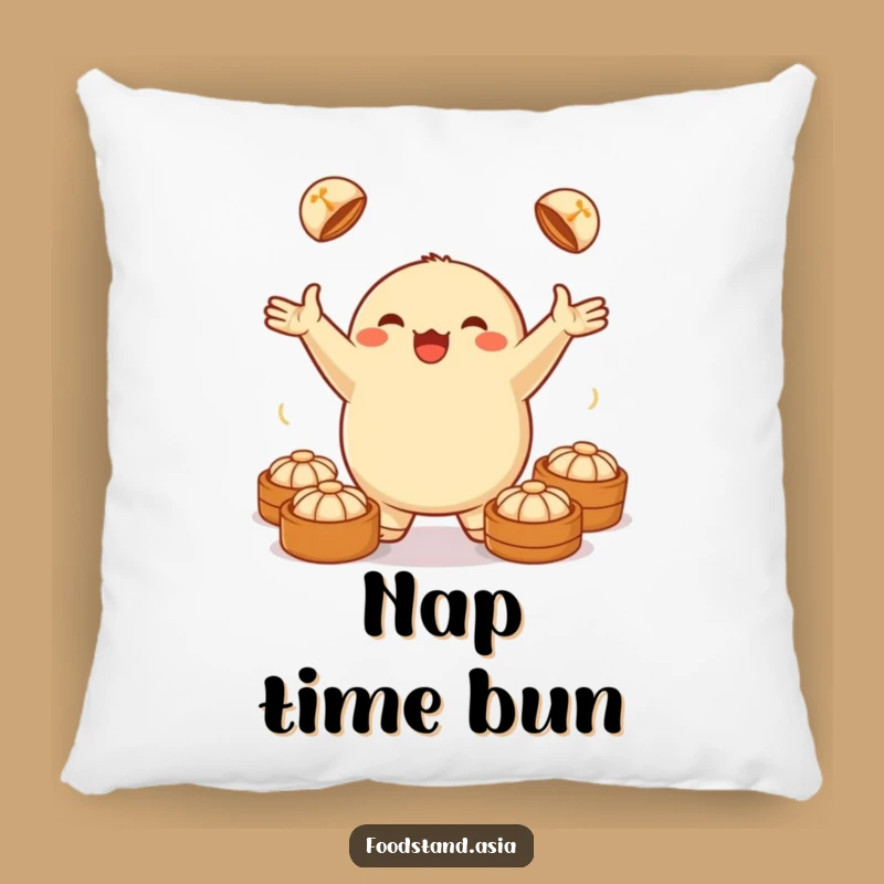 Funny Dumpling Juggling Pillow: Bun Cushion - Comfy Funny Gift
