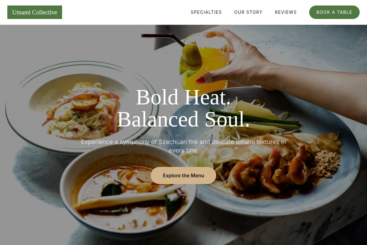 Spicy Asian Fusion Food