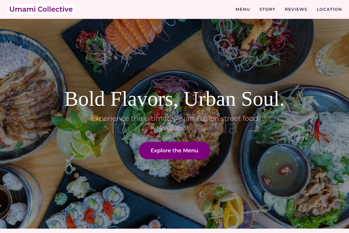 StreetFood Asian Fusion Food