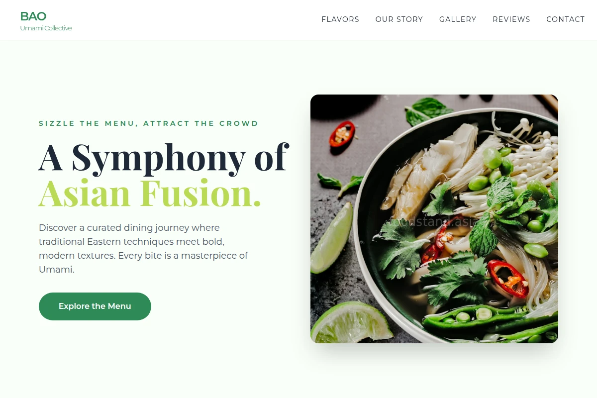 Bao Asian Fusion Food