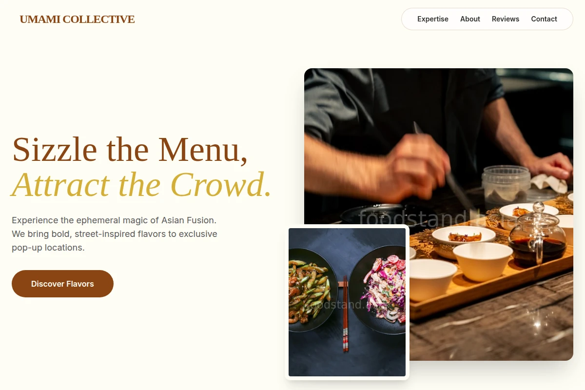 PopUp Asian Fusion Food