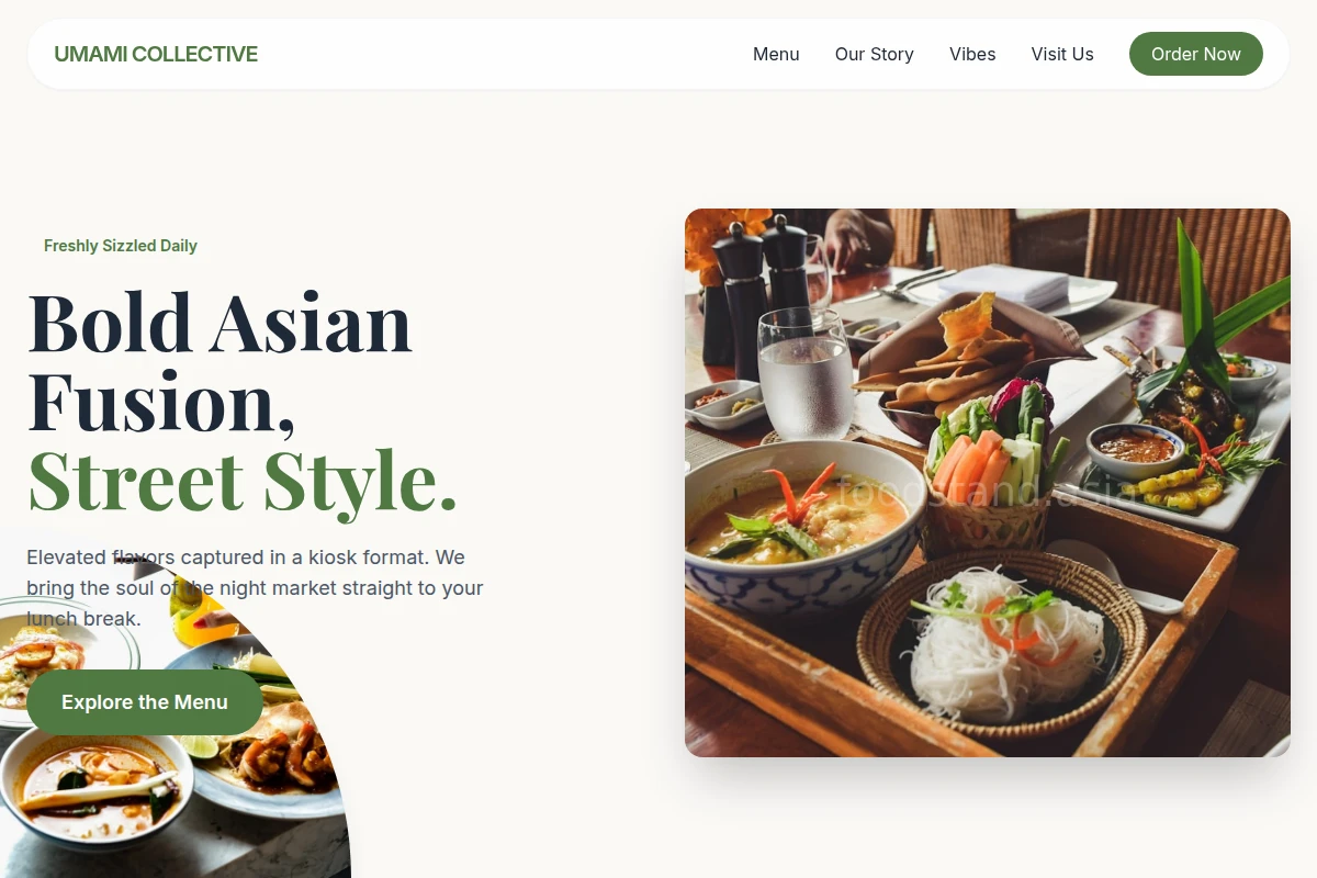 Kiosk Asian Fusion Food