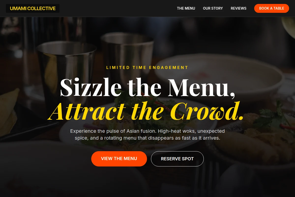 PopUp Asian Fusion Food