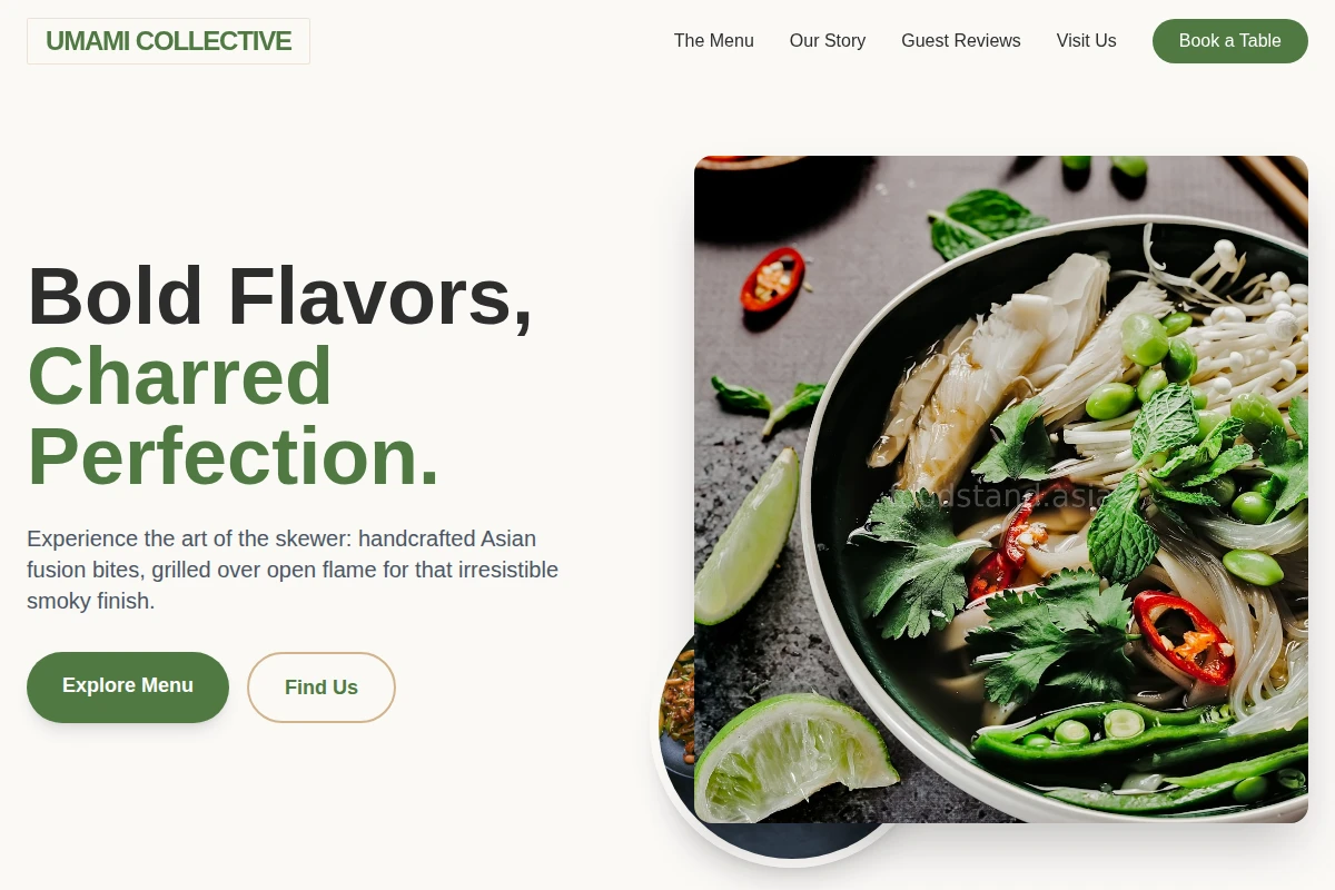 Skewer Asian Fusion Food