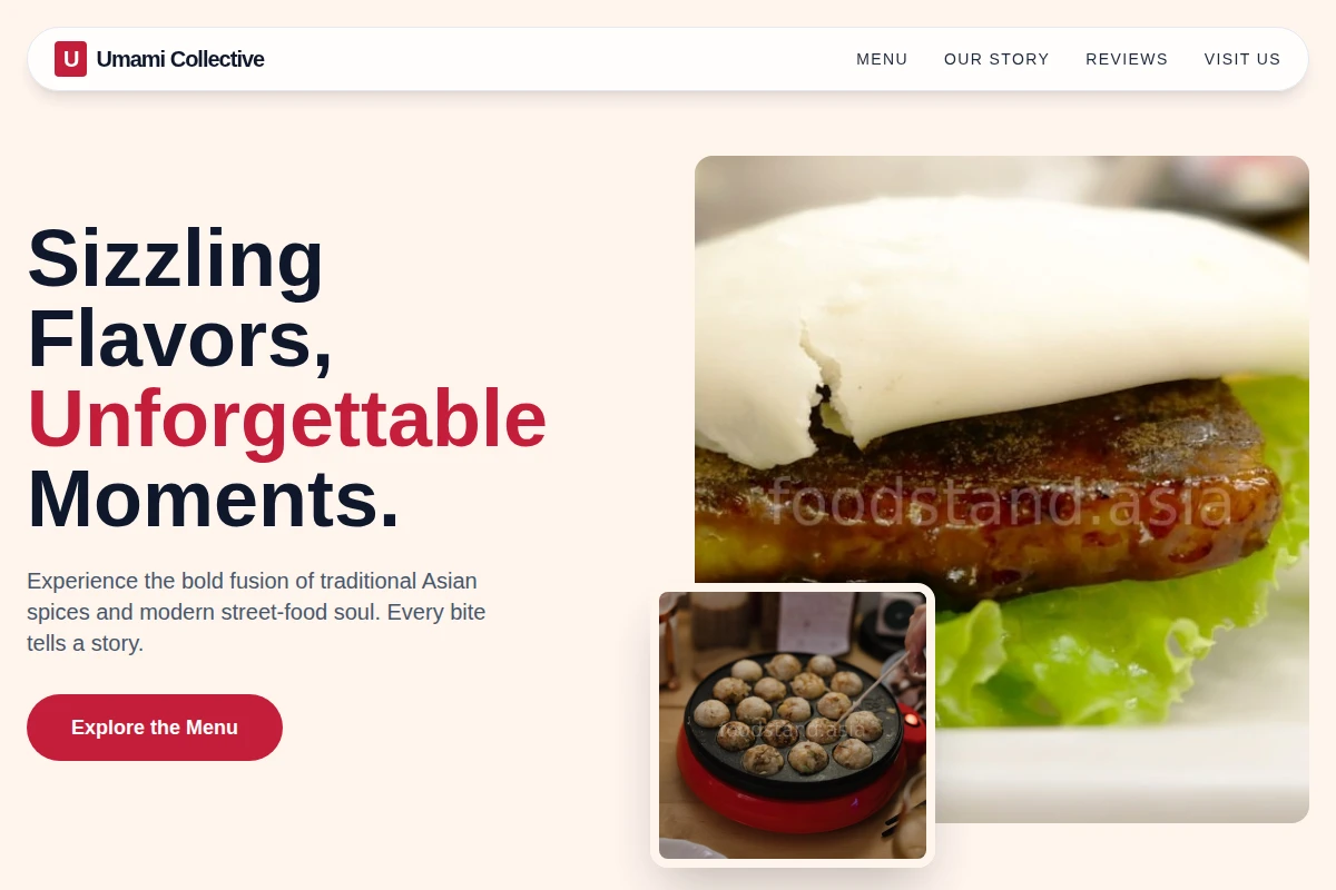 Stall Asian Fusion Food