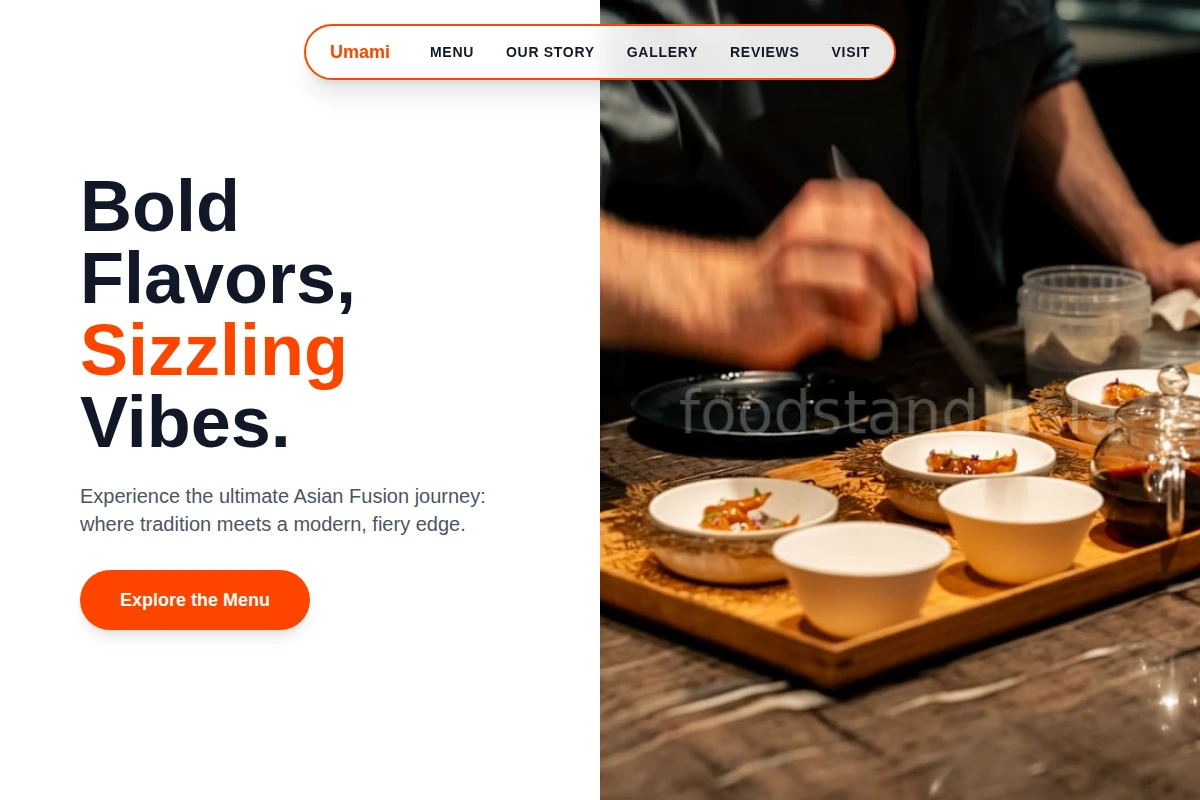 Steam Asian Fusion Food