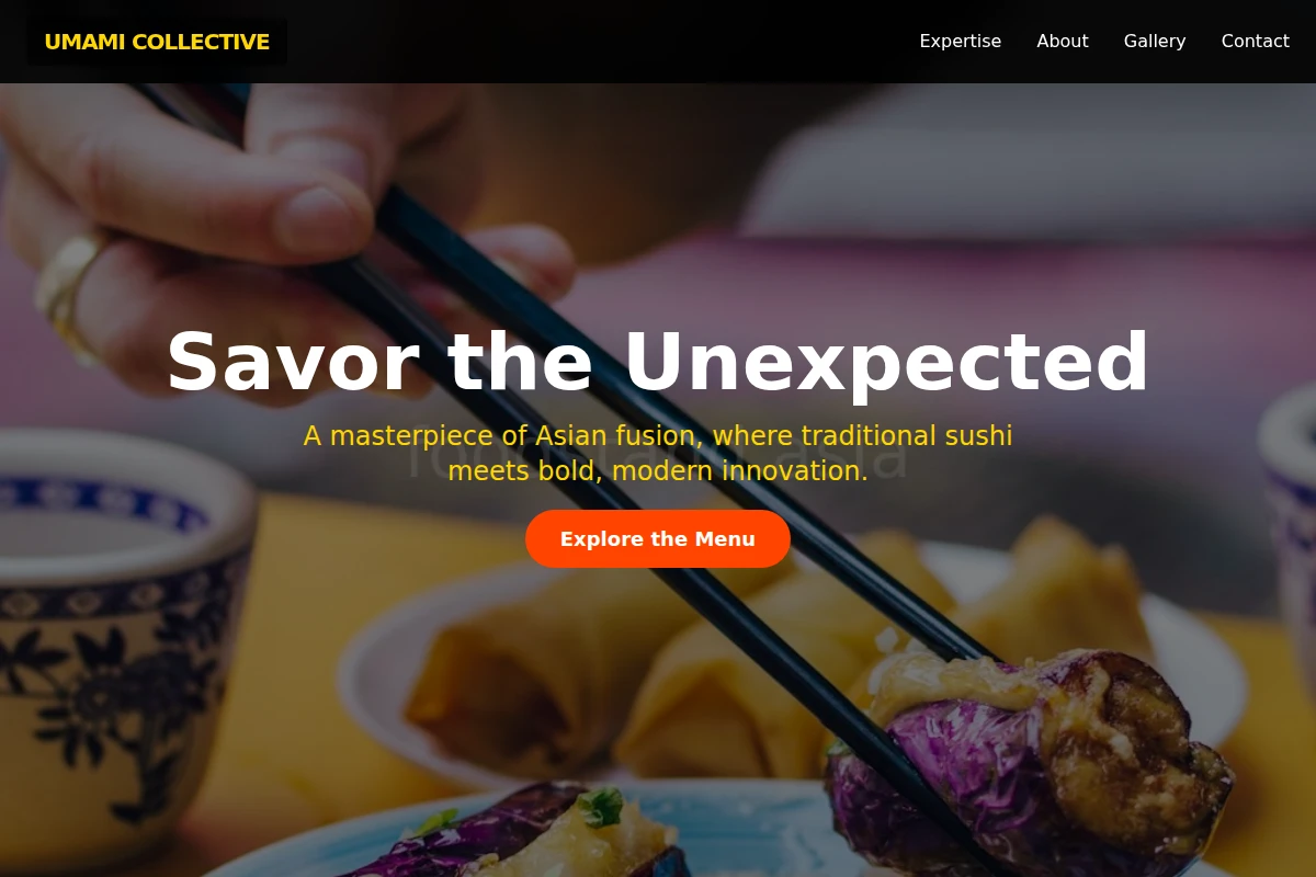 Sushi Asian Fusion Food