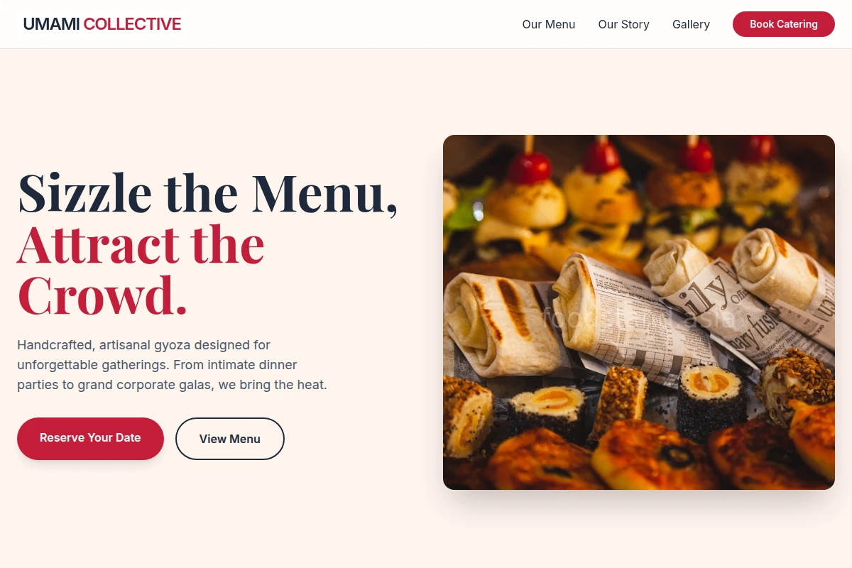 Gyoza Catering