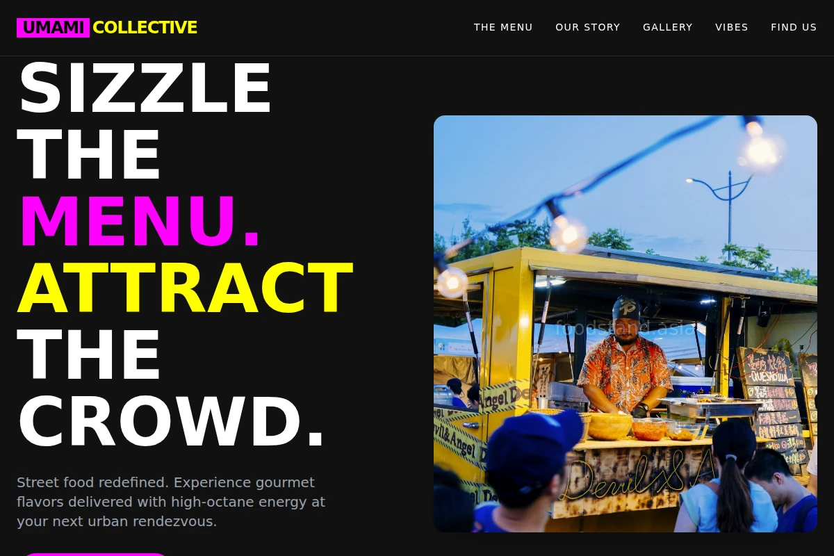 Menu Food Truck