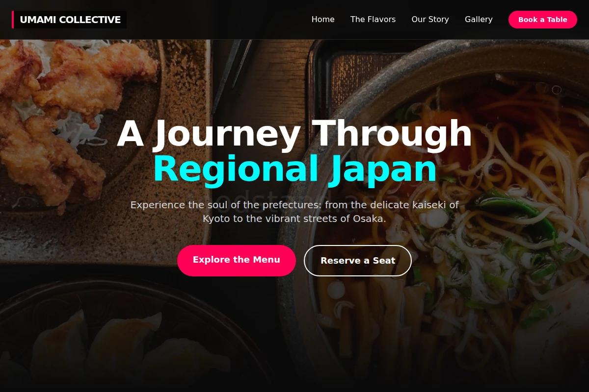 Regional Japanese Food