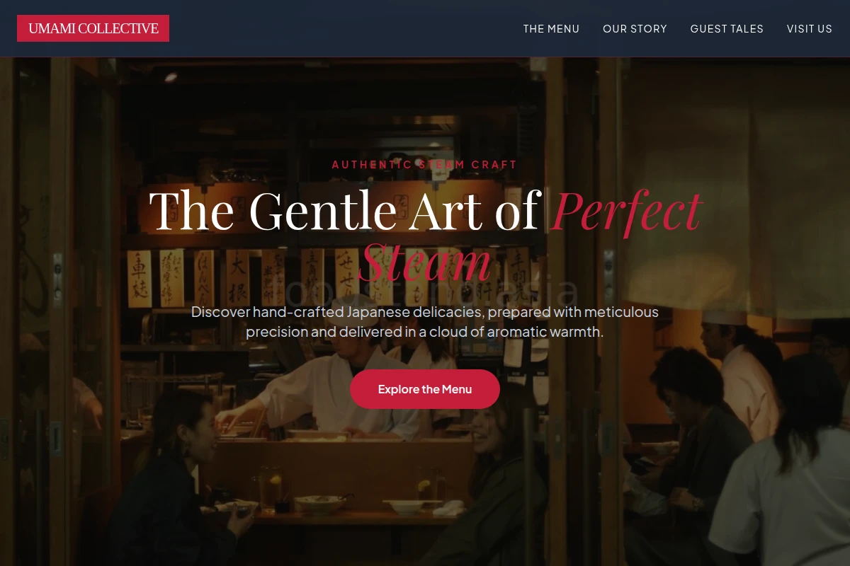 Steam Japanese Food