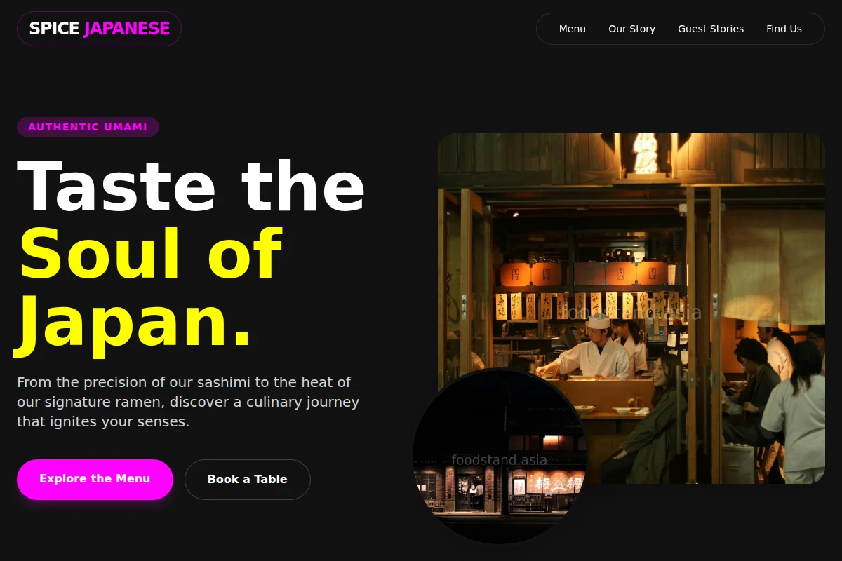 Spice Japanese Food
