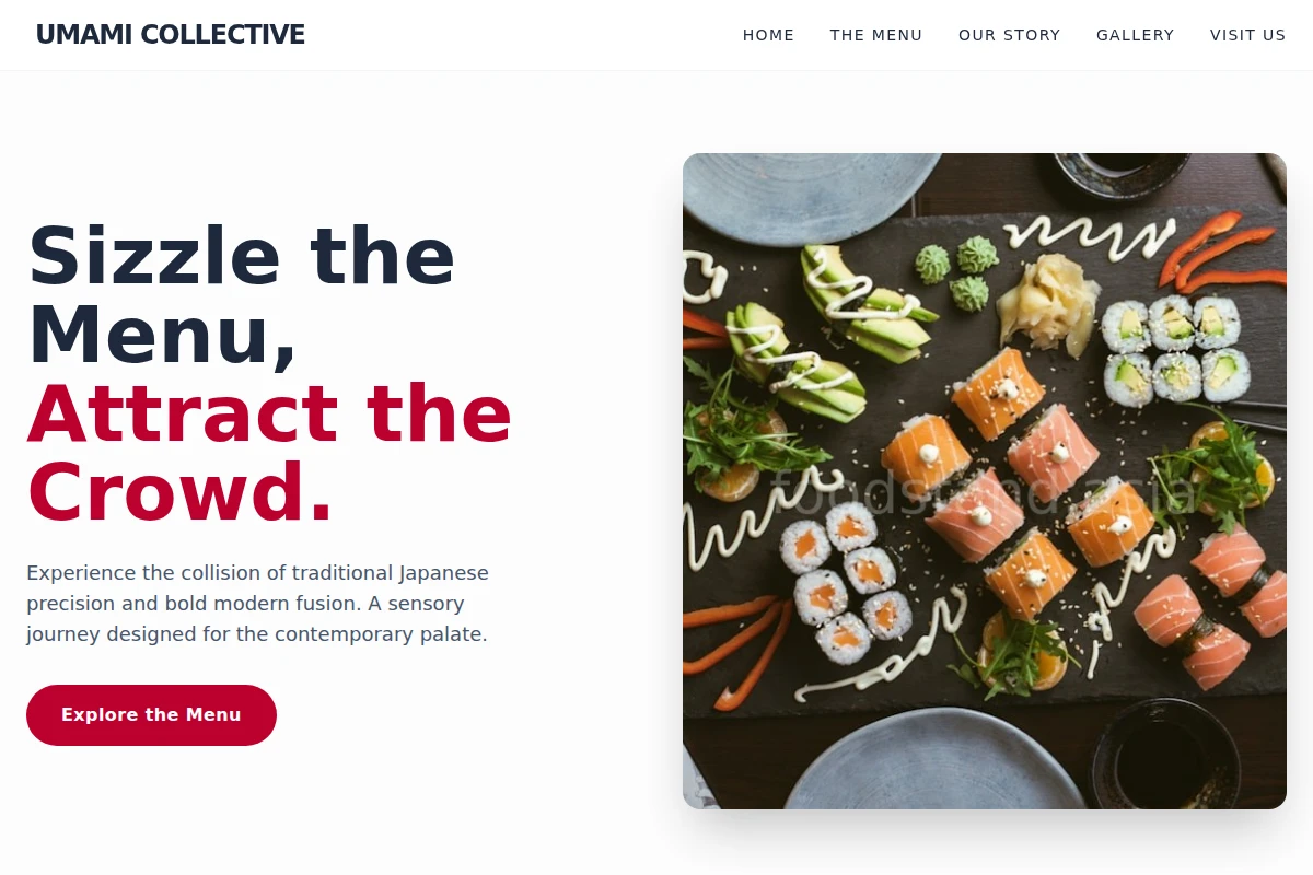 Fusion Japanese Food