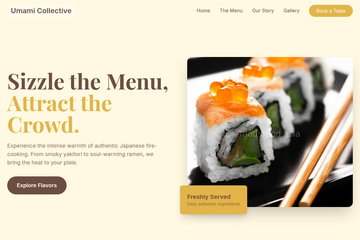 Hot Japanese Food