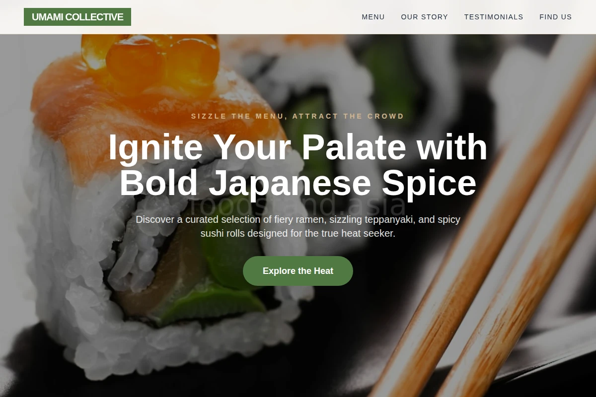 Spicy Japanese Food