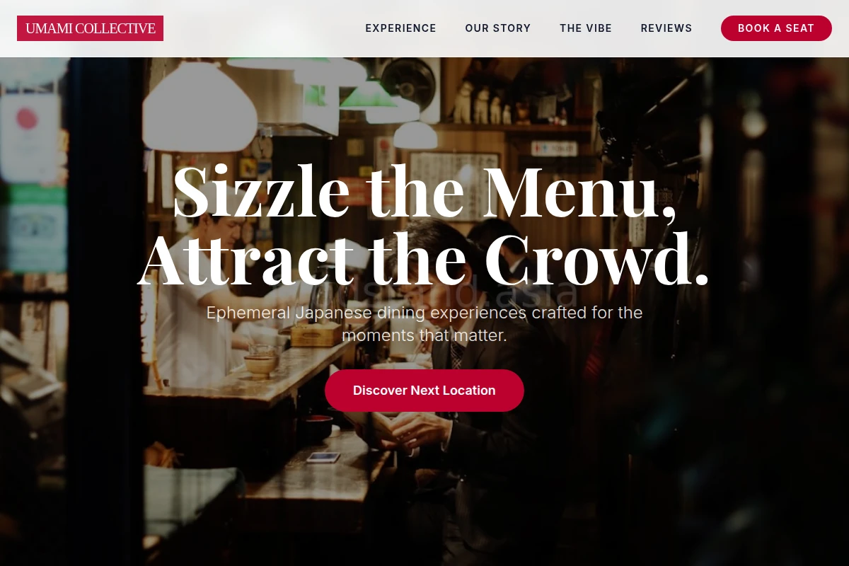 PopUp Japanese Food