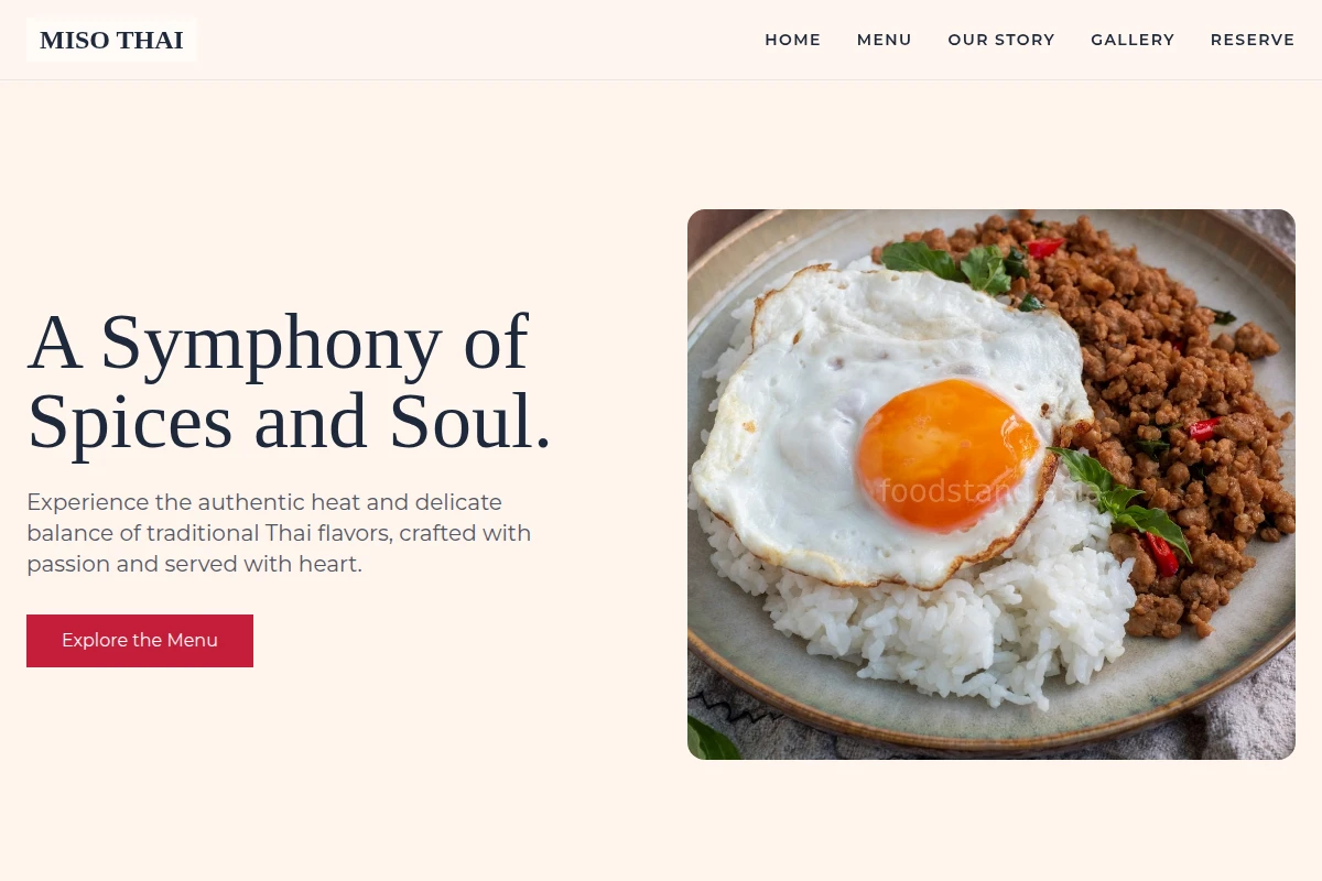 Miso Thai Food