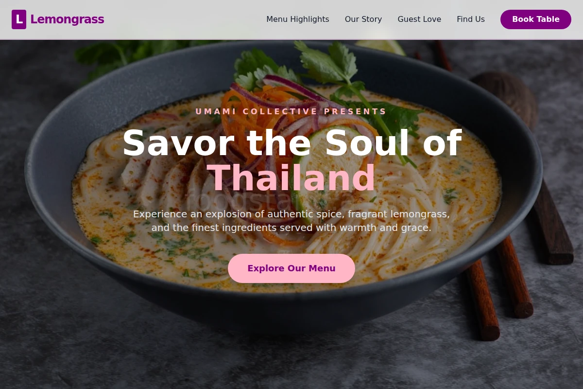 Lemongrass Thai Food