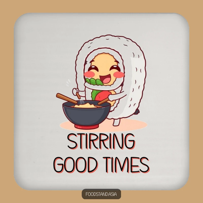 Funny Sushi Roll Coaster Set: Protect Surfaces with Culinary Humor