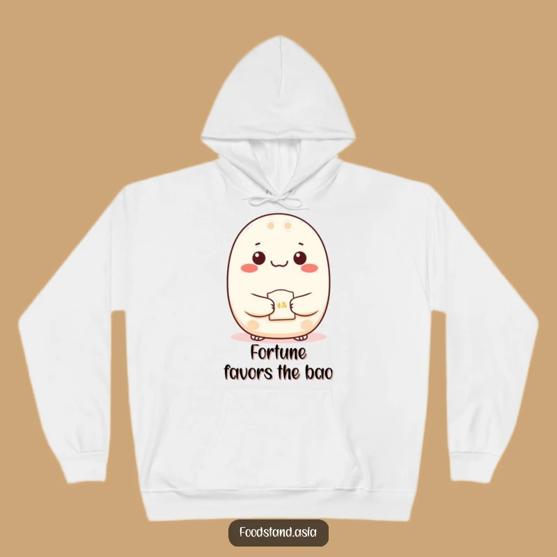 Cozy Funny Bao Hoodie: Content Cookie Comfort Gift for Food Lovers