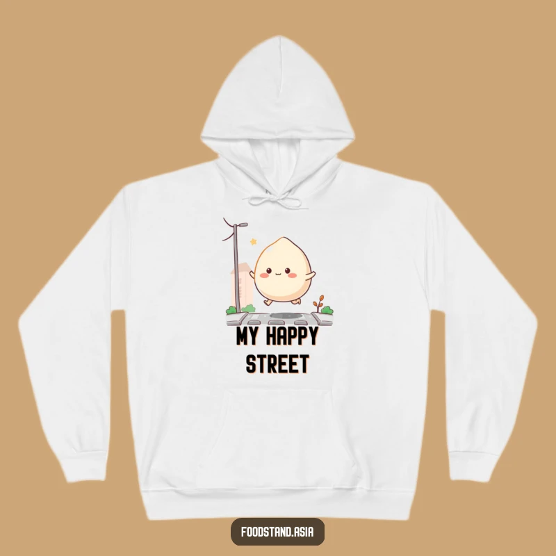 Cozy Funny Bouncing Mochi Hoodie: Hop into Comfort, Perfect Funny Gift!