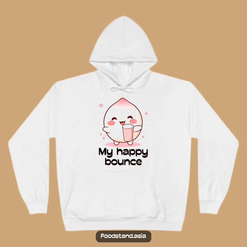 Cozy Funny Mochi Hoodie: Boba Bounce for Warm Comfort Gift