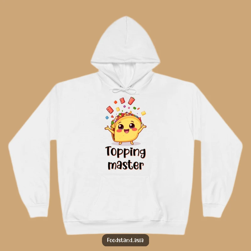 Cozy Funny Taco Juggling Hoodie: Cheerful Fiesta Comfort & Style