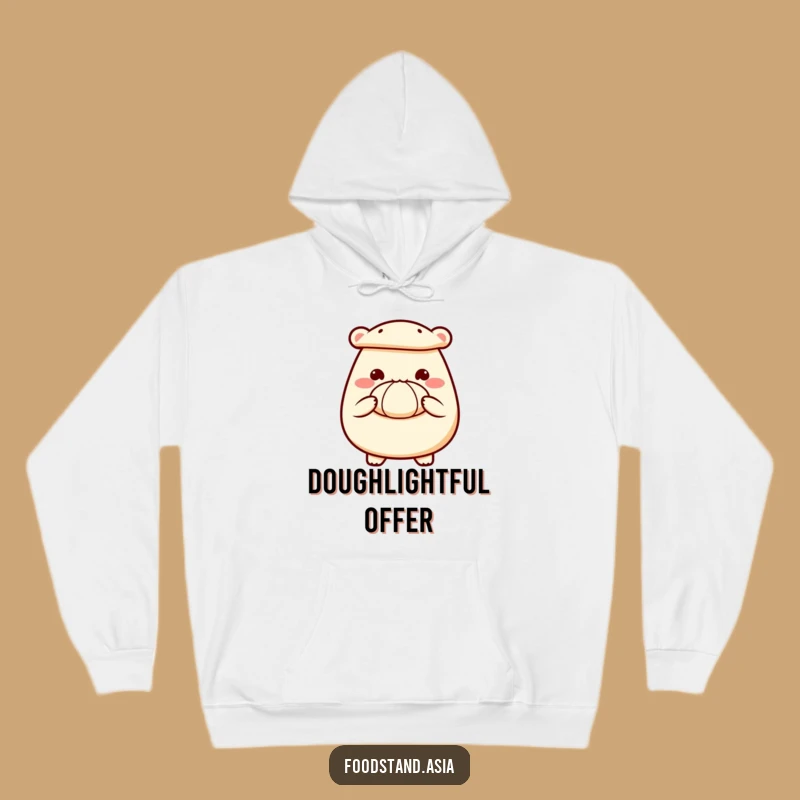 Funny Bao Bun Hoodie: Delighted Steamed Offering, Cozy Comfort and Charm