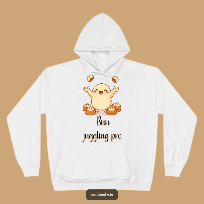 Funny Dumpling Juggling Hoodie: Bun Master Comfort - Cozy Funny Gift
