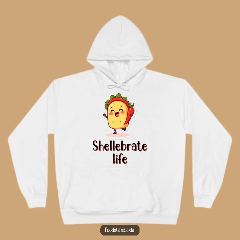 Funny Taco Dancing Hoodie: Fiesta Comfort - Cozy Funny Gift