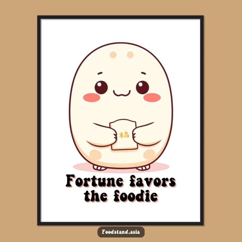 Funny Free Printable Bao Wall Art: Downloadable Cute Foodie Decor