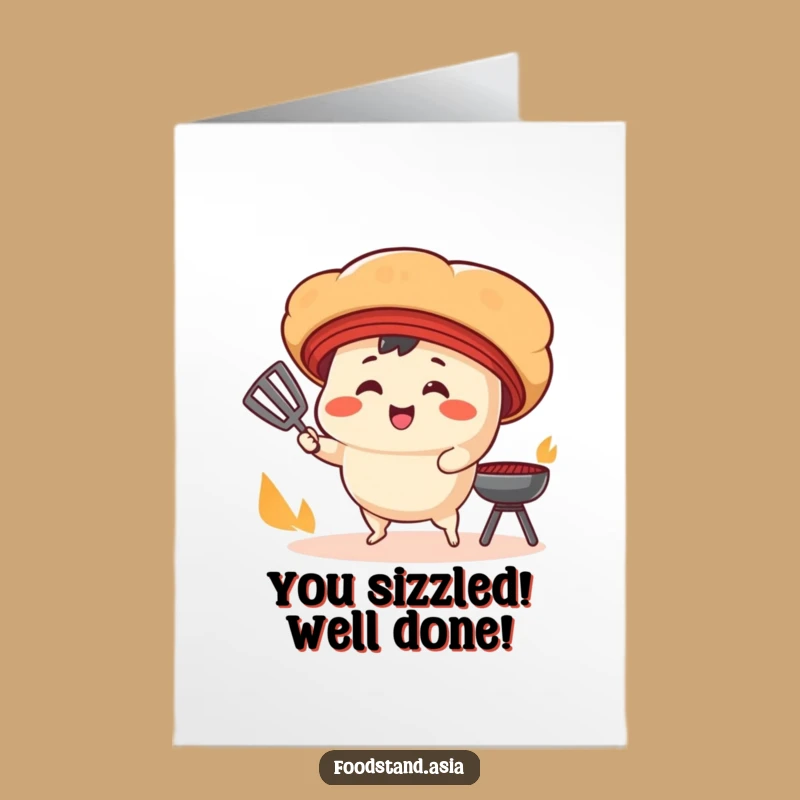 Free Printable Congrats Card: Bao Bun Grills Up Success with Gusto!