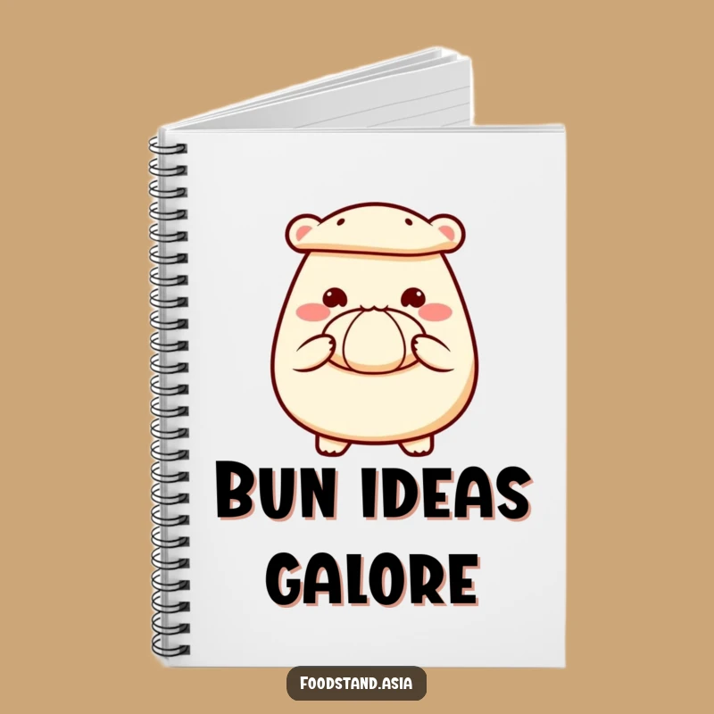 Funny Bao Bun Notebook: Delighted Steamed Offering, Jot Down Sweet Ideas