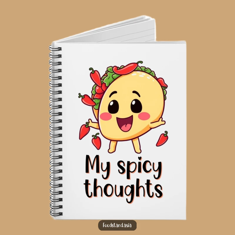 Funny Taco Notebook: Chili Juggling for Journaling Gift Fun