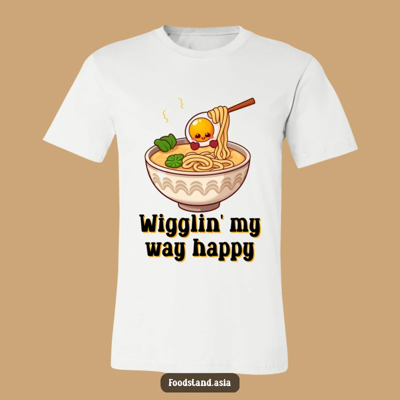 Funny Ramen T-Shirt: Giggling Noodles Tee for Slurp-Worthy Fun