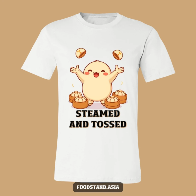 Funny Dumpling Juggling T-Shirt: Bun Master Design - Awesome Funny Gift Tee