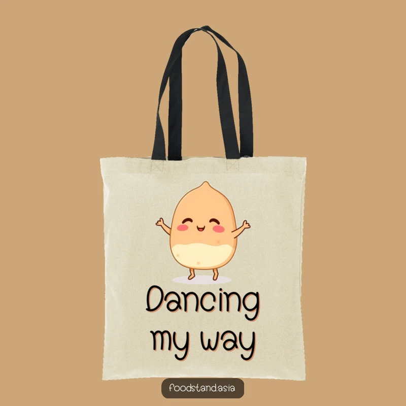 Funny Takoyaki Dance Tote Bag: Carry Your Fun in this Adorable Foodie Gift!